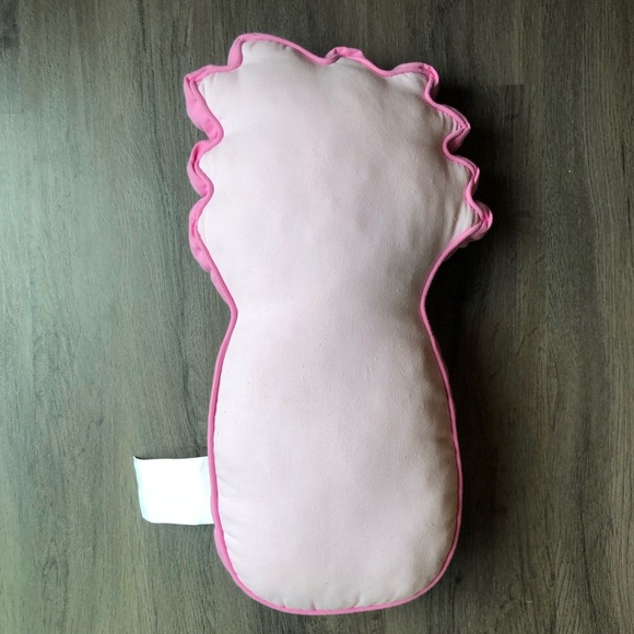 Cynthia Rowley Accent Pillow Pink Pineapple 21” Sequin Tropical Colorful Decor - Picture 2 of 7